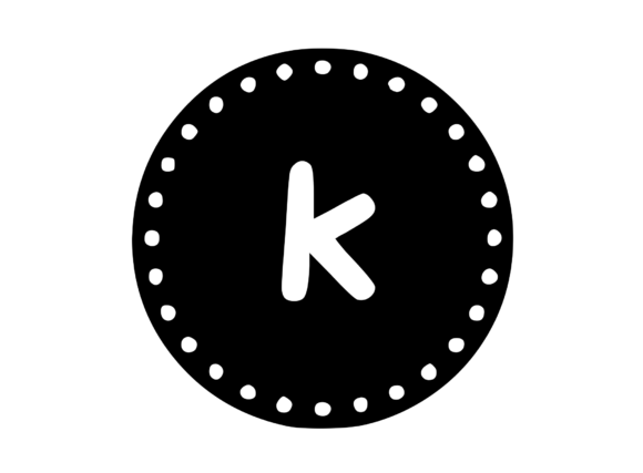Enhancing Graphics and Crafts with Mono Minted Gold Coin Letter SVG K