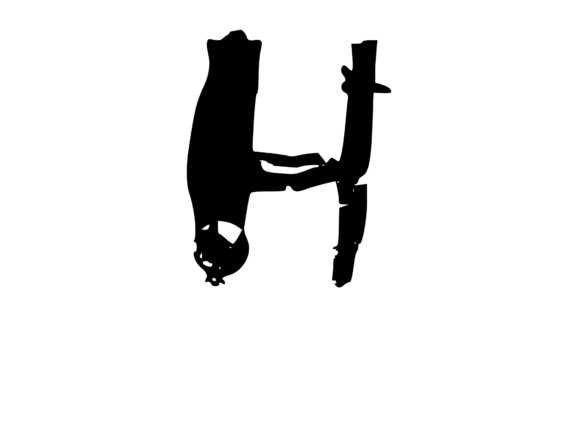 Review: Bold Rotten Decaying Mono Letter H for Graphics and Crafts