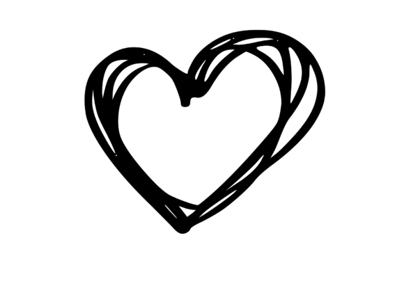 Reviewing Mono Scribble Graphic Love Heart for Crafts