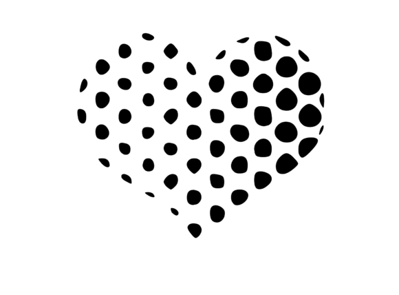 Spotty Heart 3: A Versatile Graphics Asset for Crafts